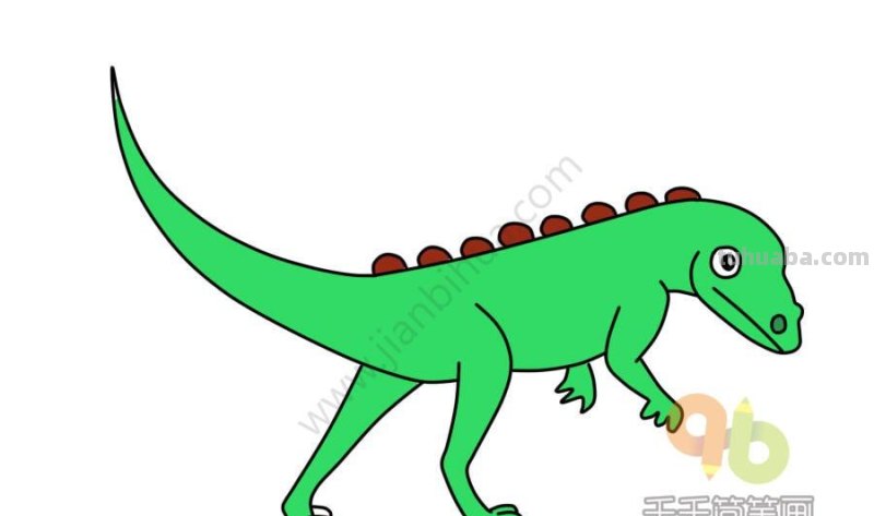 恐龙简笔画教程，家长快为孩子收藏吧~
