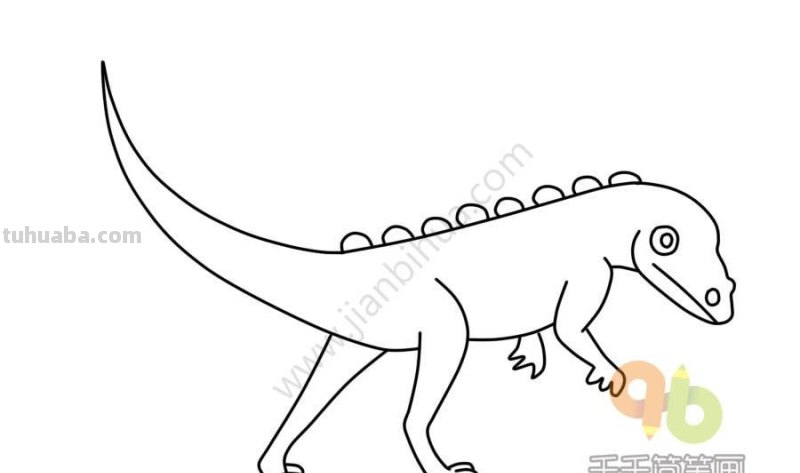 恐龙简笔画教程，家长快为孩子收藏吧~