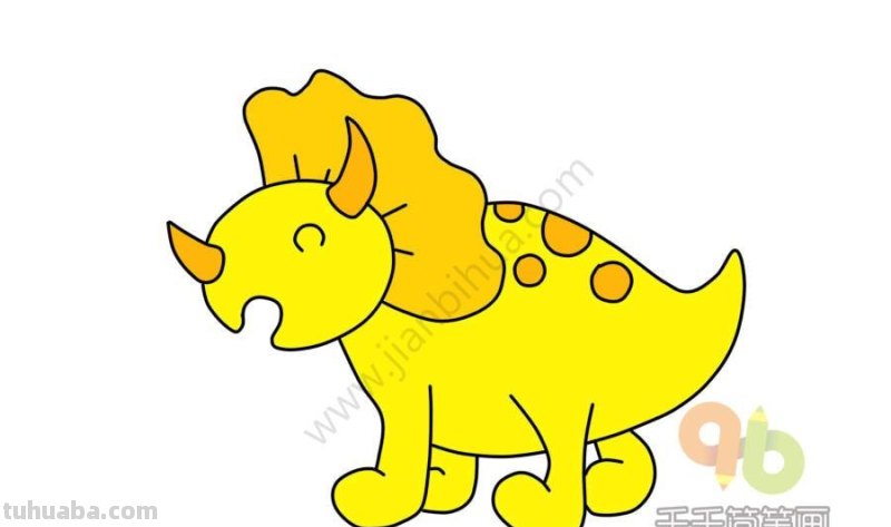 恐龙简笔画教程，家长快为孩子收藏吧~