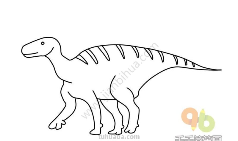 恐龙简笔画教程，家长快为孩子收藏吧~