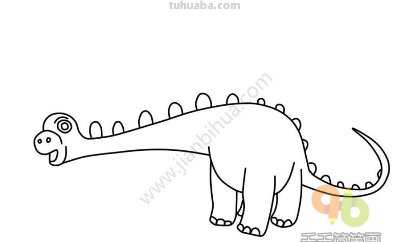 恐龙简笔画教程，家长快为孩子收藏吧~