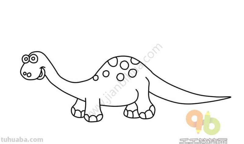 恐龙简笔画教程，家长快为孩子收藏吧~