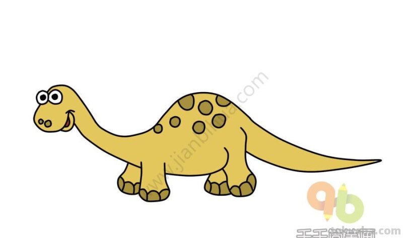 恐龙简笔画教程，家长快为孩子收藏吧~