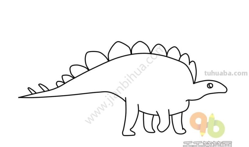 恐龙简笔画教程，家长快为孩子收藏吧~
