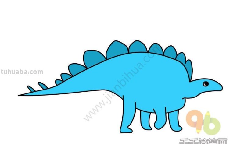 恐龙简笔画教程，家长快为孩子收藏吧~
