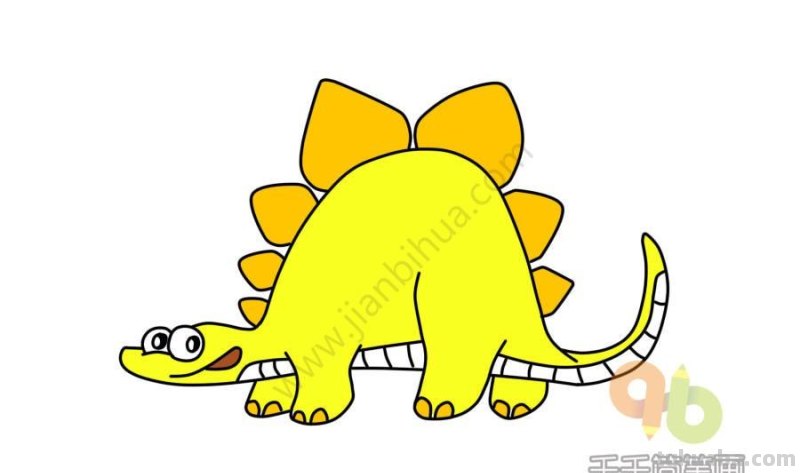 恐龙简笔画教程，家长快为孩子收藏吧~
