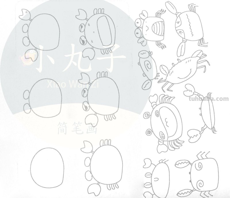 500个水族简笔画画法，快来下载打印出来给宝宝们涂颜色！