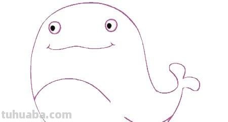 每天学一幅简笔画-卡通海豚简笔画的画法图片大全
