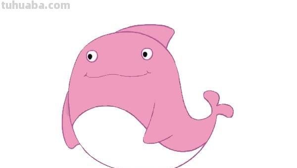 每天学一幅简笔画-卡通海豚简笔画的画法图片大全