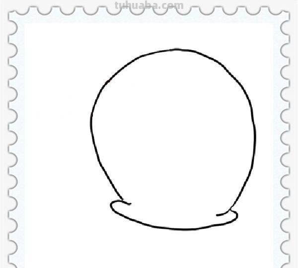 儿童简笔画精选-蜗牛（Snail）的画法