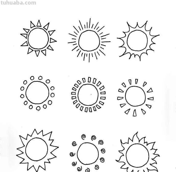 各类日用品的简笔画，简单有趣，可以留着教孩子画，手帐必备素材