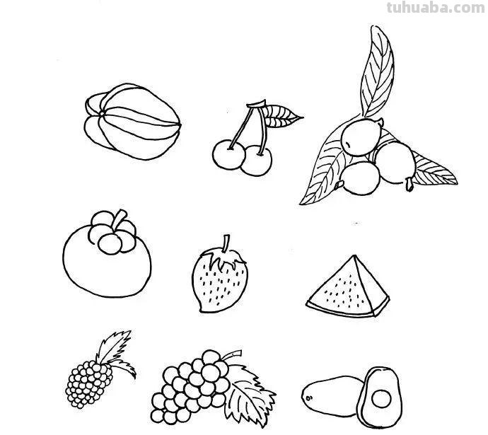 各类日用品的简笔画，简单有趣，可以留着教孩子画，手帐必备素材