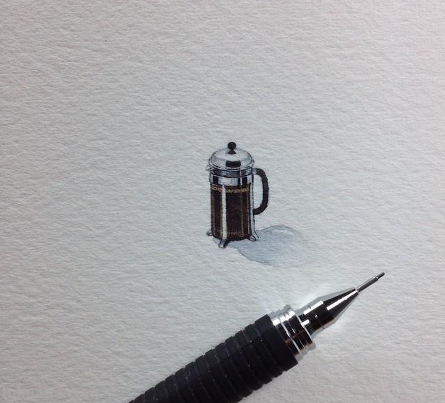 超小的精致手账家电简笔画（带颜色）快收藏吧