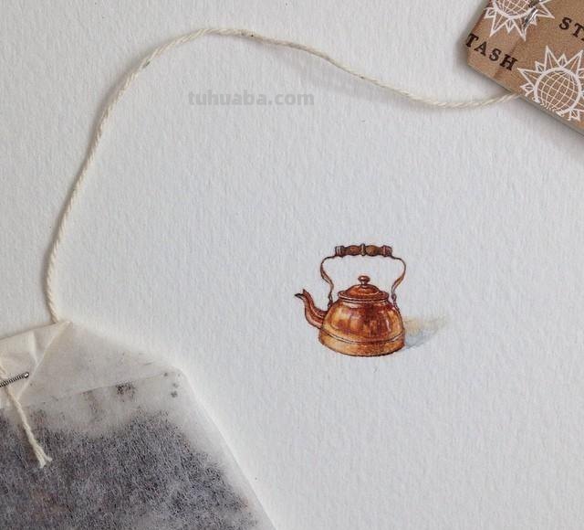 超小的精致手账家电简笔画（带颜色）快收藏吧