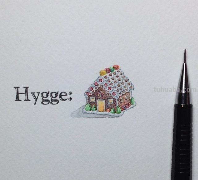 超小的精致手账家电简笔画（带颜色）快收藏吧