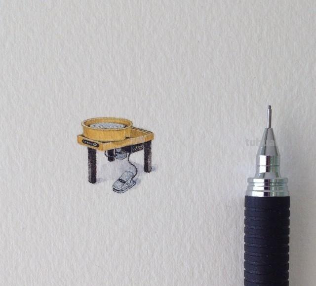 超小的精致手账家电简笔画（带颜色）快收藏吧