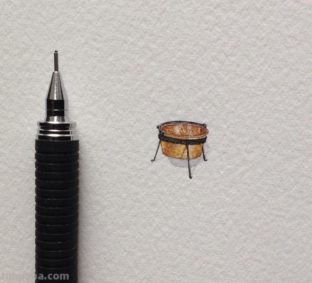 超小的精致手账家电简笔画（带颜色）快收藏吧