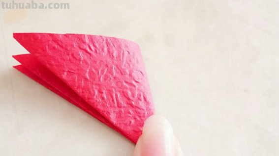 褶皱纸康乃馨教程