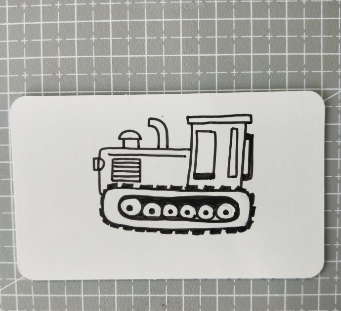 小车车来一波～交通工具简笔画~