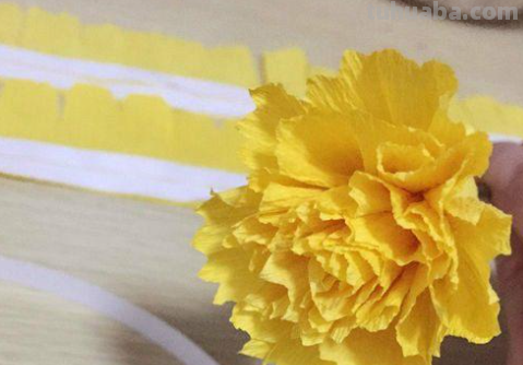 褶皱纸花教程
