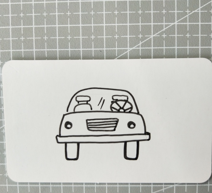 小车车来一波～交通工具简笔画~