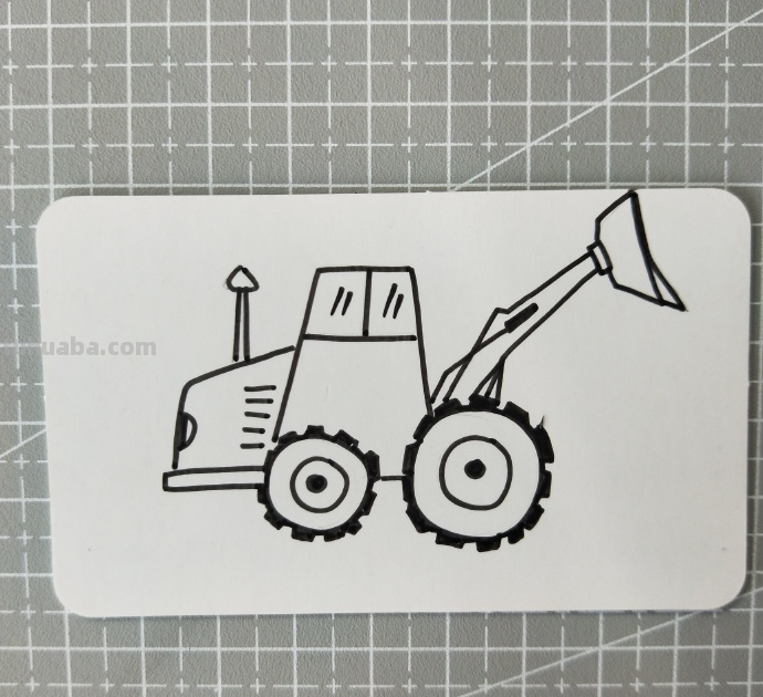 小车车来一波～交通工具简笔画~