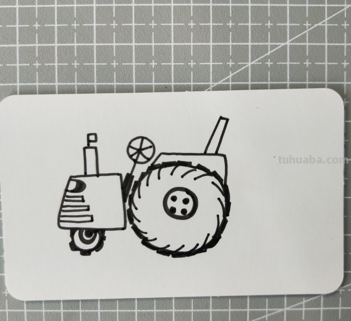 小车车来一波～交通工具简笔画~