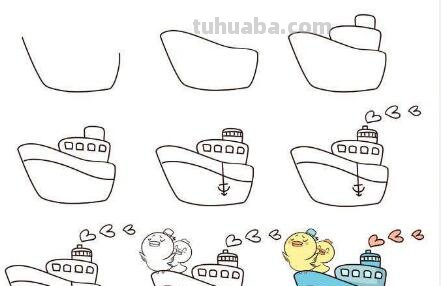 交通工具简笔画教程~值得大家收藏哦~