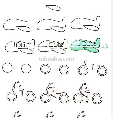 交通工具简笔画教程~值得大家收藏哦~