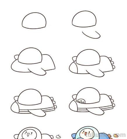 交通工具简笔画教程~值得大家收藏哦~