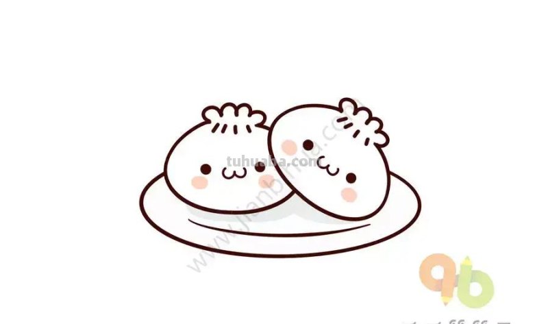 儿童简笔画-“放开那些食物，让我来！” 