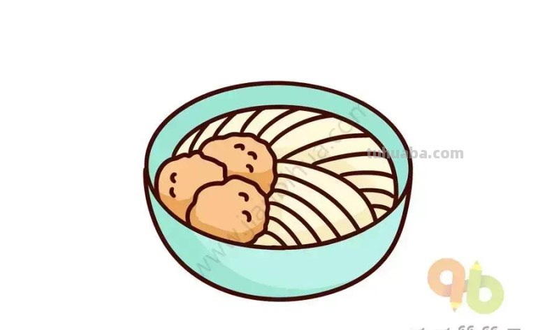 儿童简笔画-“放开那些食物，让我来！” 