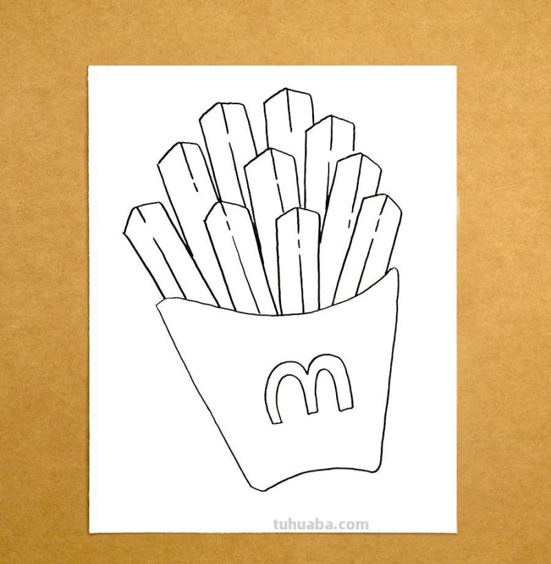 儿童画教程｜画出你最爱的快餐美食《我的汉堡套餐》