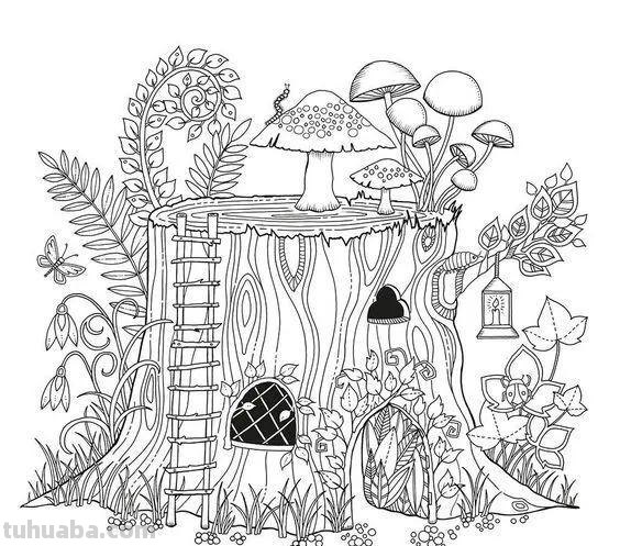 每天学一幅简笔画-风景、建筑类简笔画