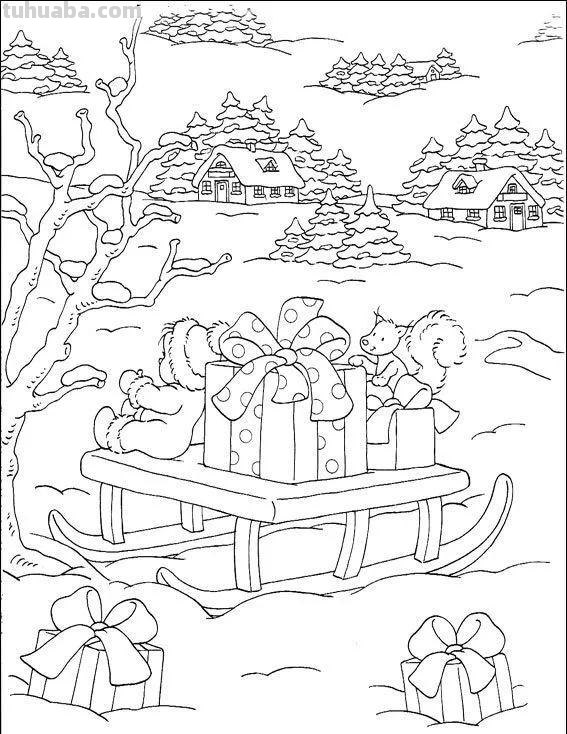 每天学一幅简笔画-风景、建筑类简笔画