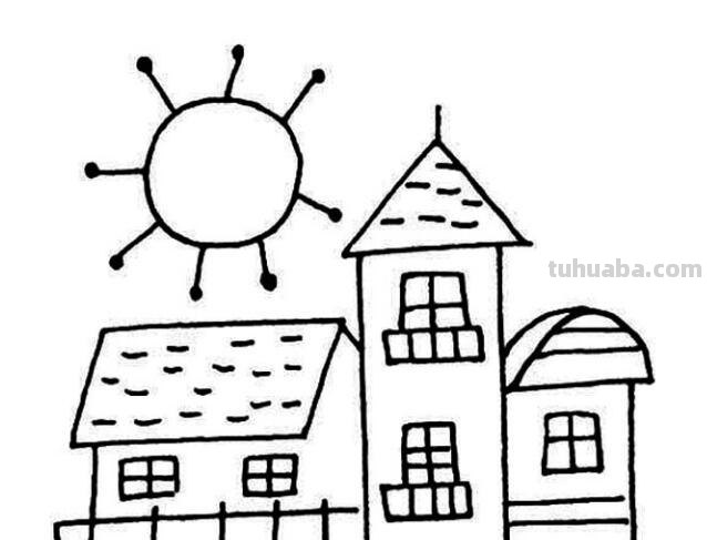 房子简笔画大全~你喜欢哪一个呢？