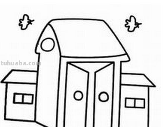 房子简笔画大全~你喜欢哪一个呢？