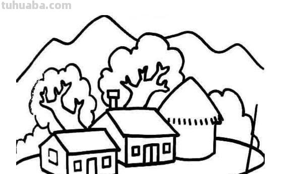 房子简笔画大全~你喜欢哪一个呢？