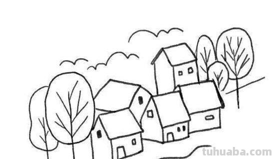 房子简笔画大全~你喜欢哪一个呢？