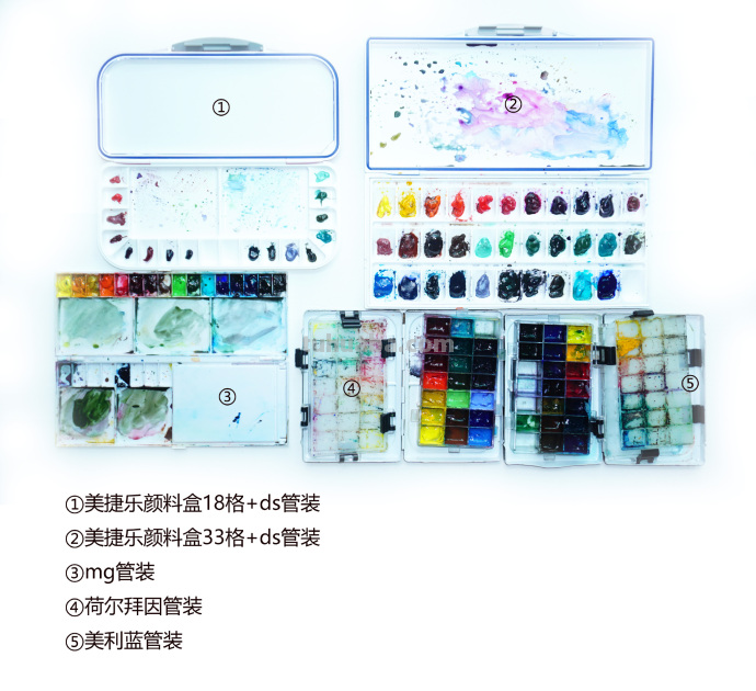 水彩入门：水彩工具供大家参考~