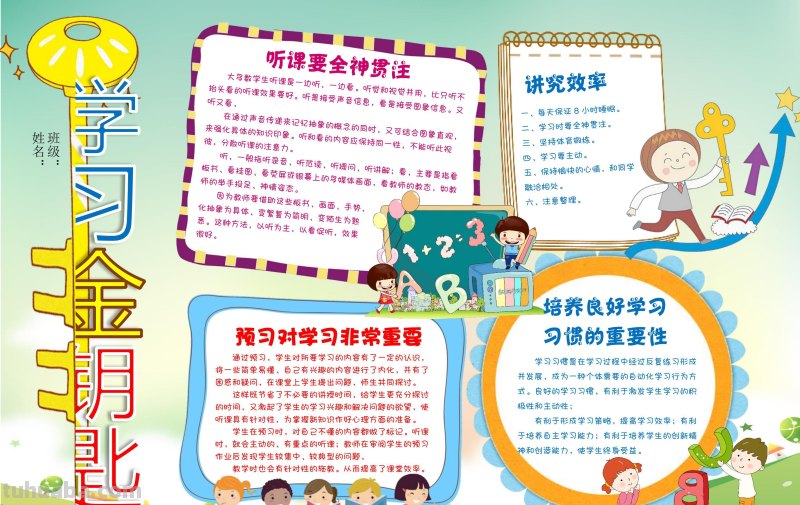 十多套好看又实用的手抄报，收藏备用