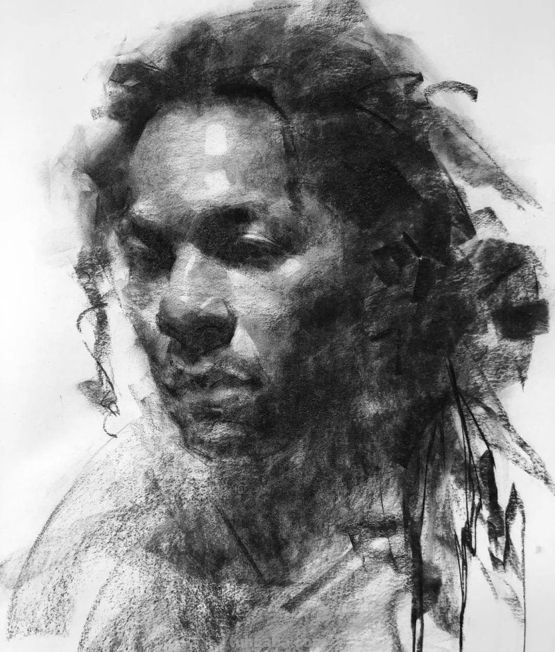 分享一位艺术教授的素描作品，值得借鉴