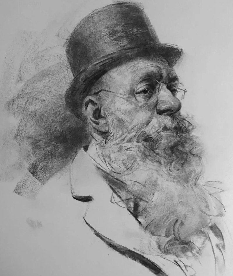 分享一位艺术教授的素描作品，值得借鉴