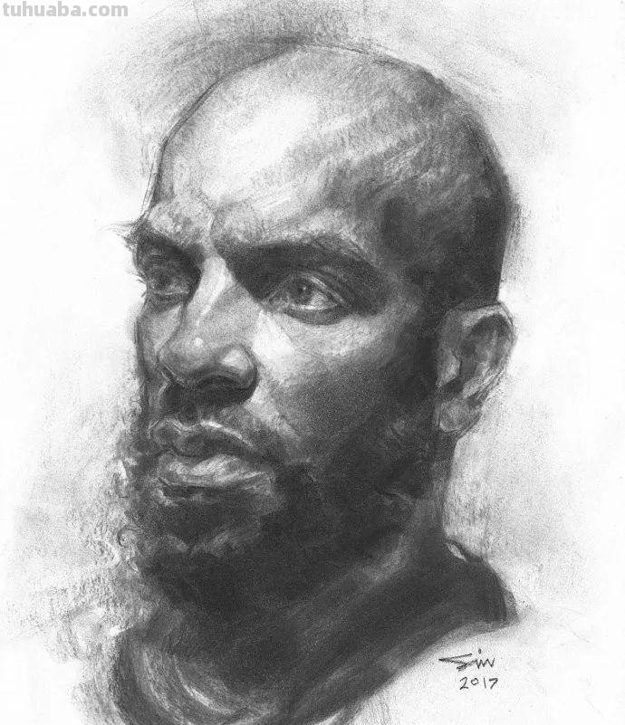 分享一位艺术教授的素描作品，值得借鉴