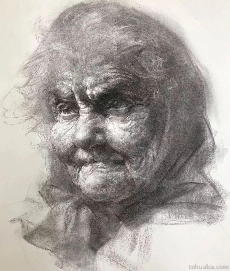 分享一位艺术教授的素描作品，值得借鉴