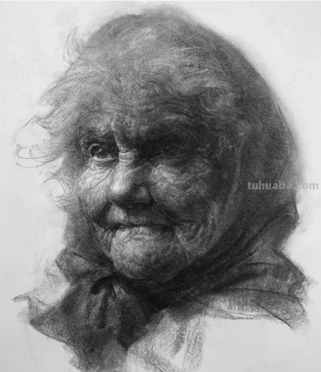 分享一位艺术教授的素描作品，值得借鉴