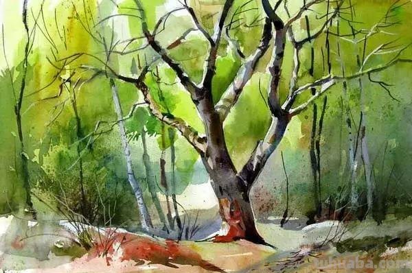 色彩通透明快 - 度知名水彩画家普拉塔普风景作品集