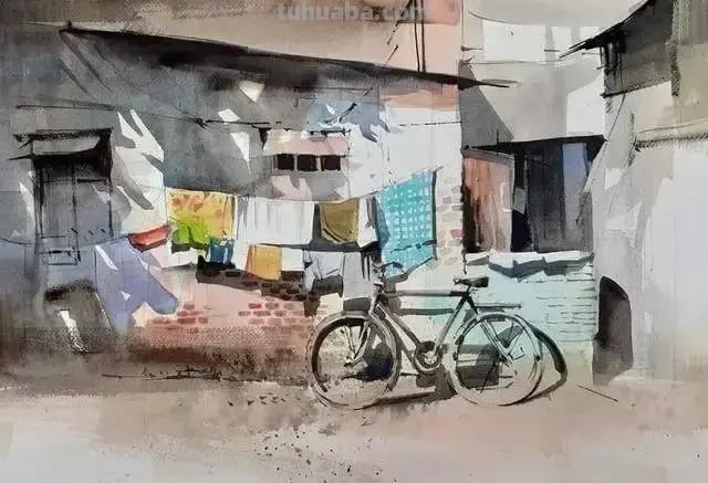色彩通透明快 - 度知名水彩画家普拉塔普风景作品集