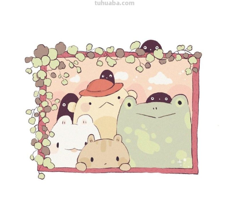 快来签收今日份的小可爱！清新简洁的水彩插画，萌萌哒小动物