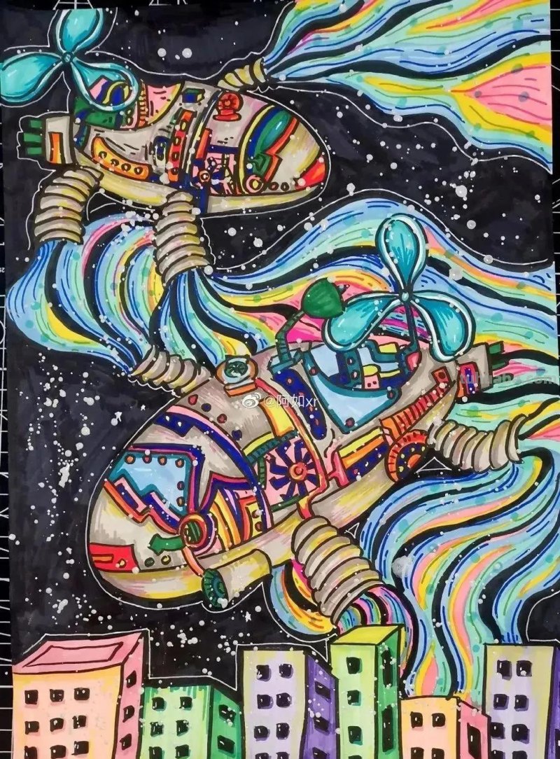 很抢手的32种科幻画主题课程，创意无限，让科学插上艺术的梦想！